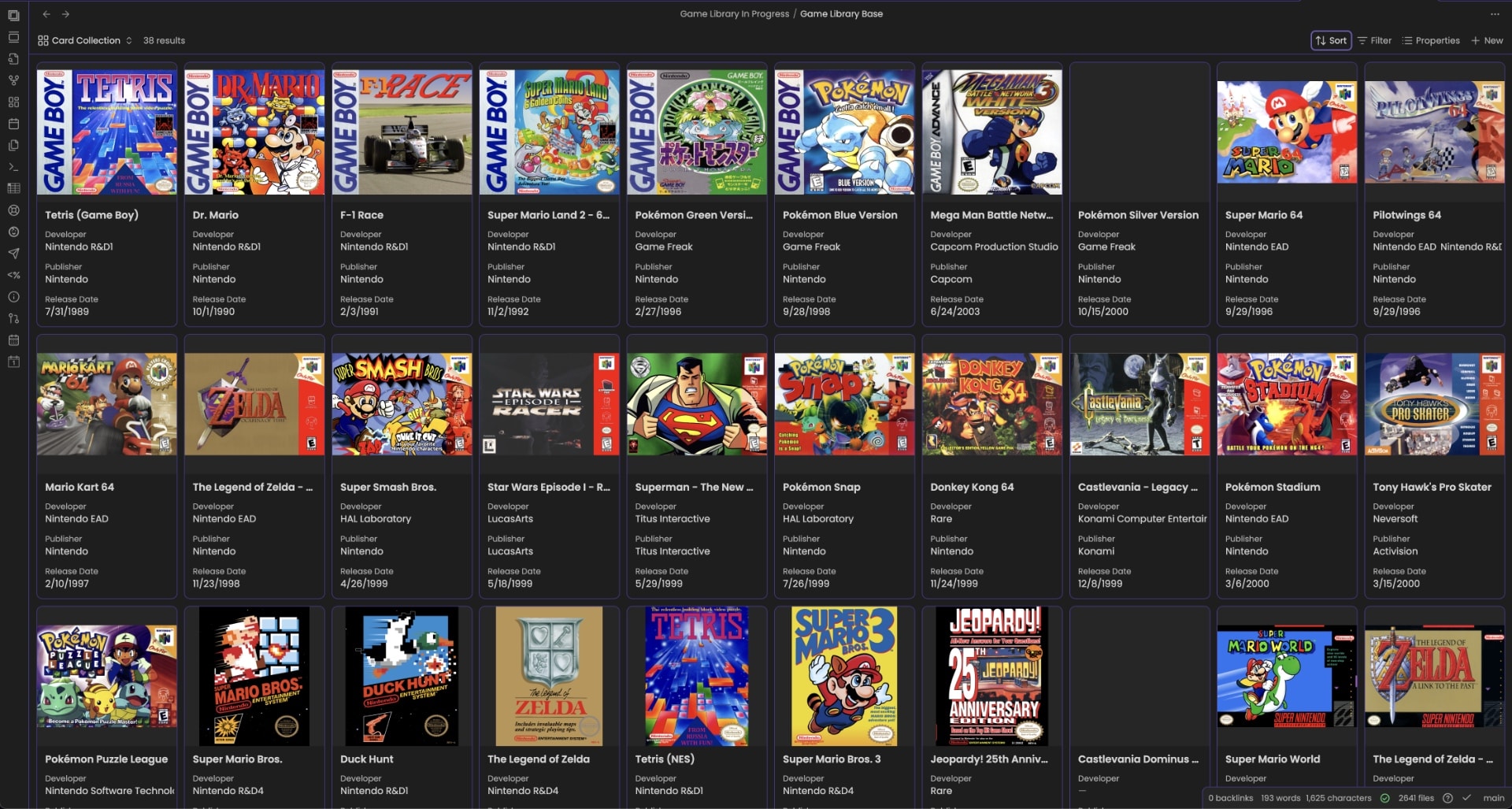 250627_Game Library Cards