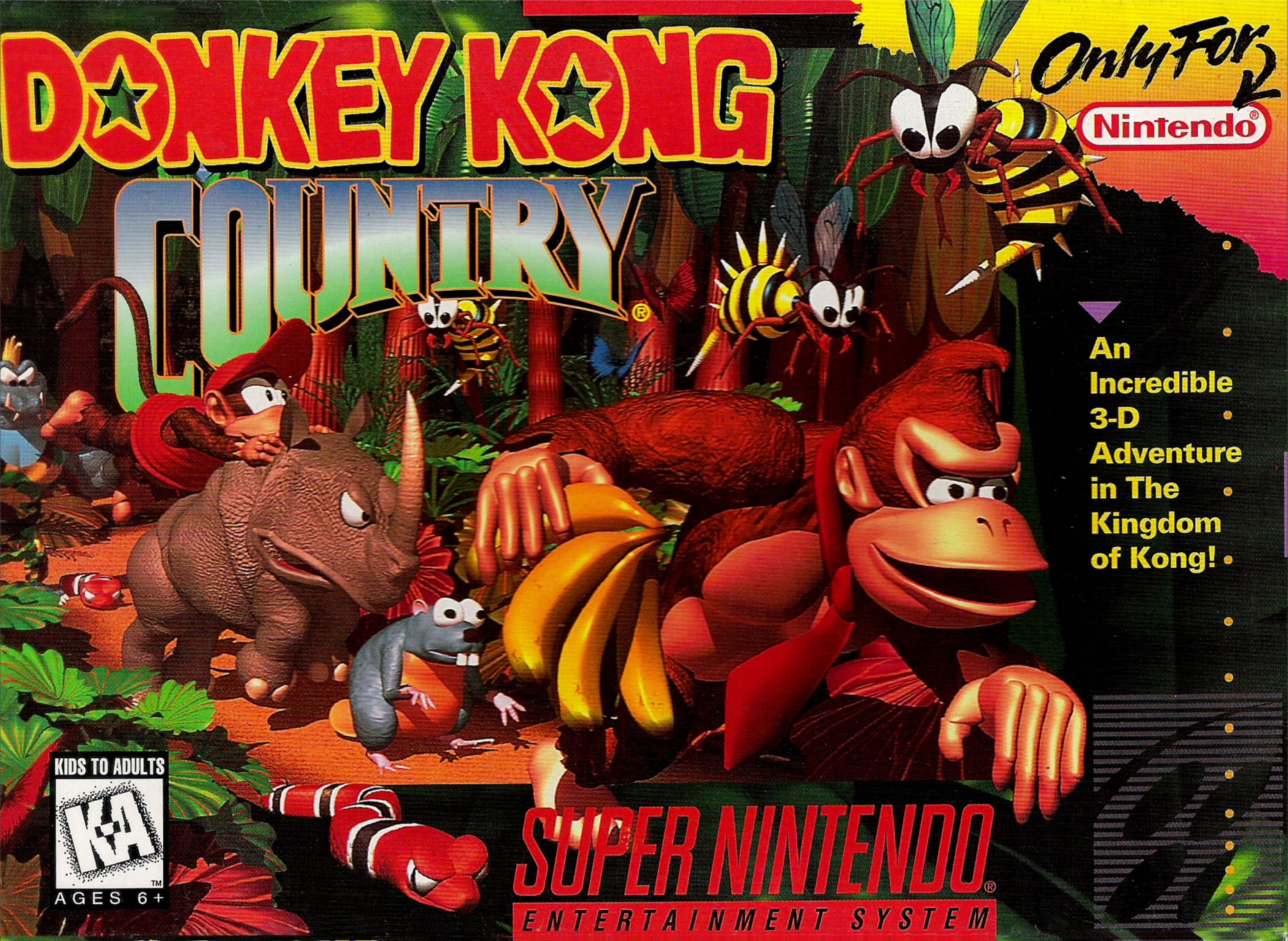 Donkey Kong Country Box Art_Front