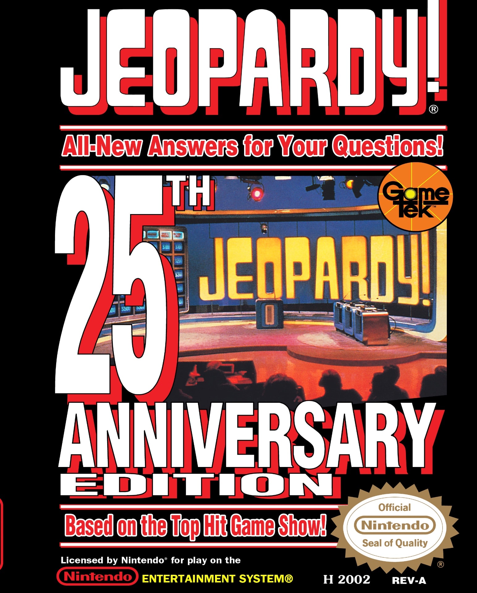 Jeopardy 25th Anniversary Box Art - Front