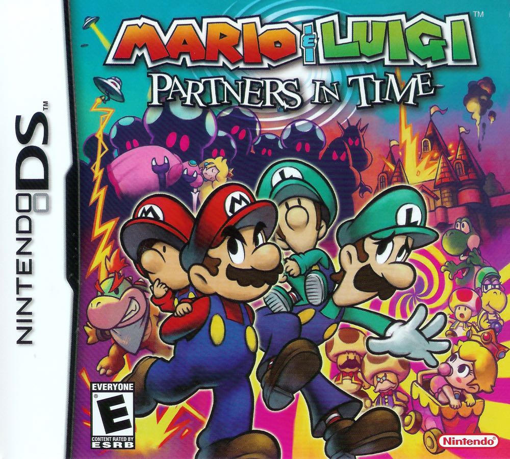 Mario & Luigi - Partners in Time Box Art - Front