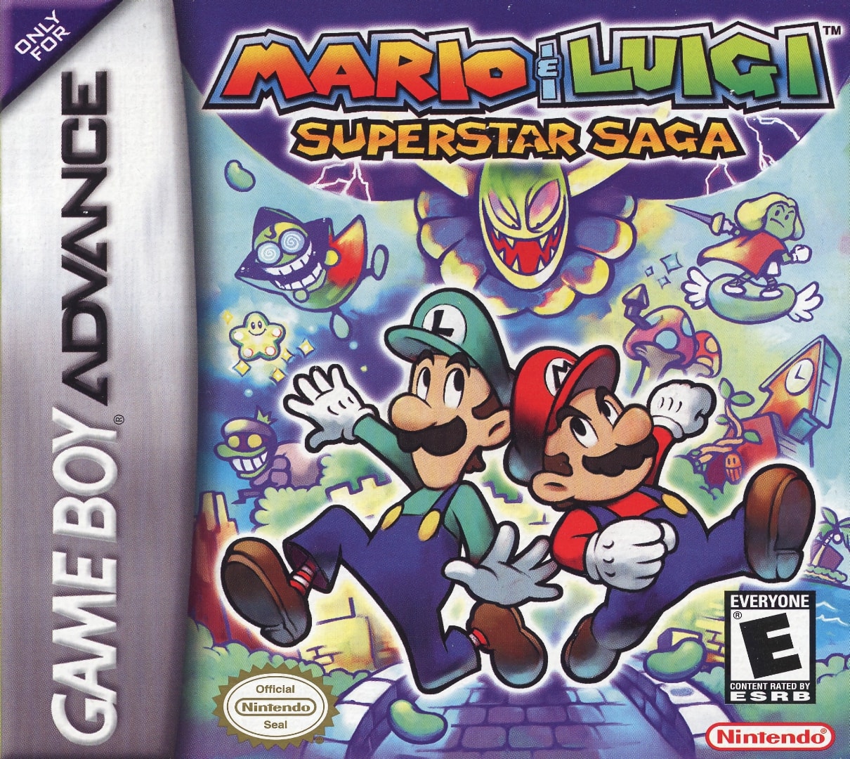 Mario & Luigi - Superstar Saga Box Art - Front