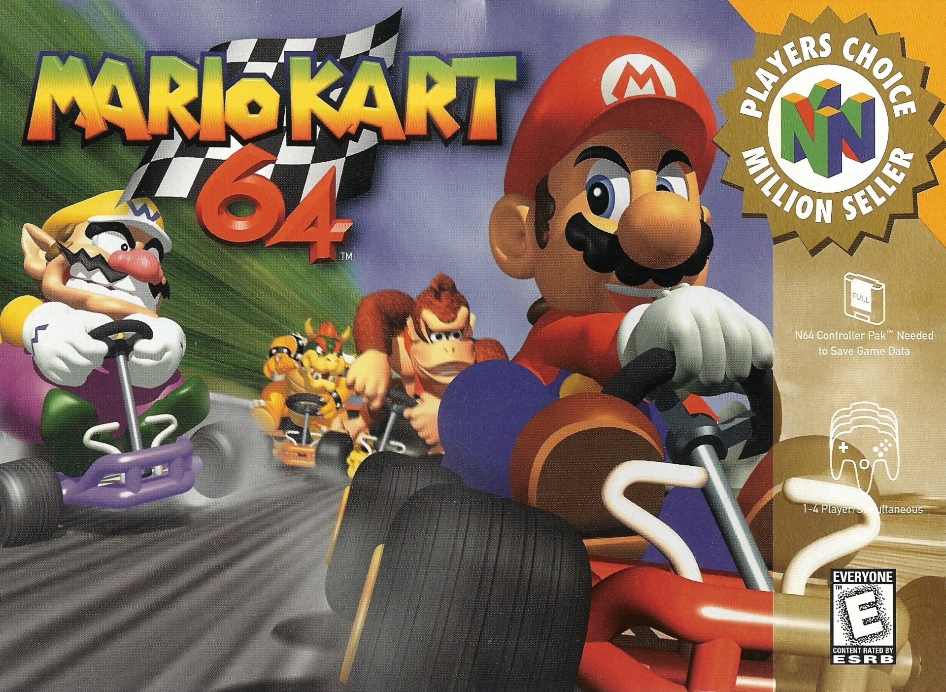 Mario Kart 64 Box Art_Front