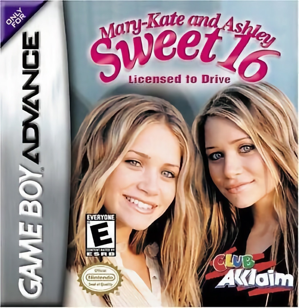 Mary-Kate and Ashley - Sweet 16 — Licensed to Drive Box Art - Front