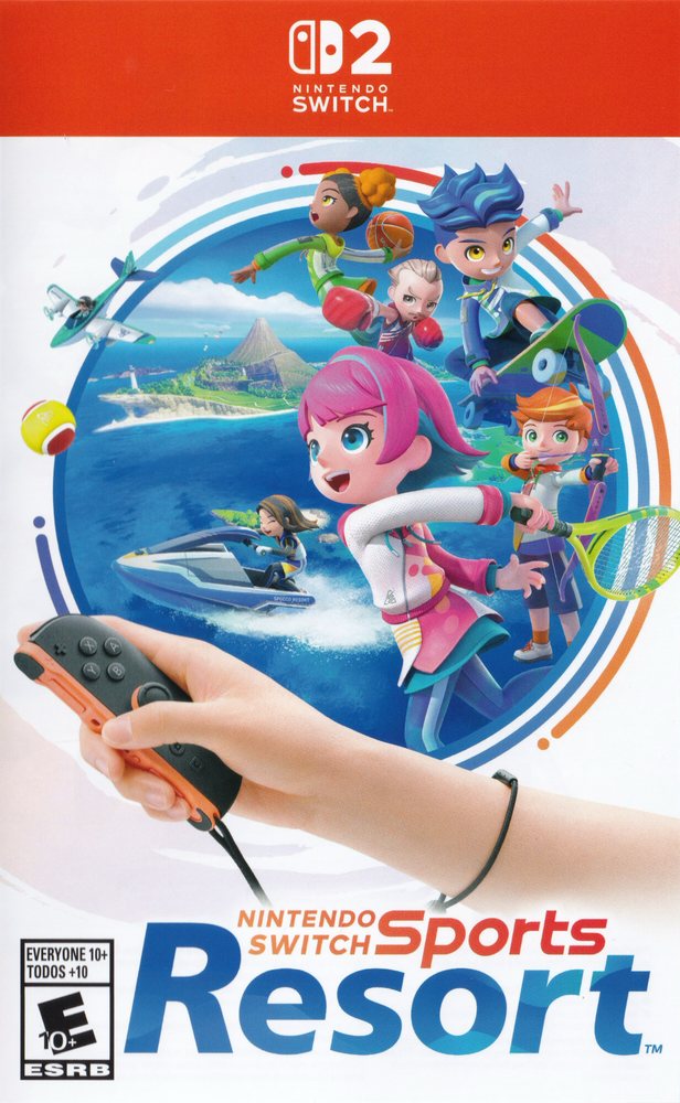 Nintendo Switch Sports Resort Box Art - Front