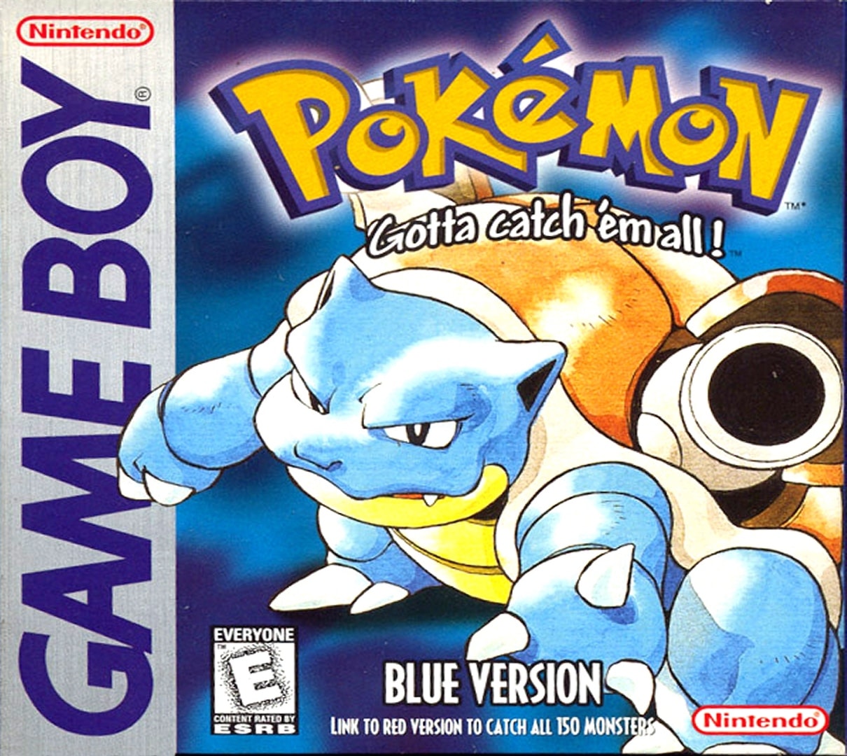 Pokémon Blue Box Art - Front