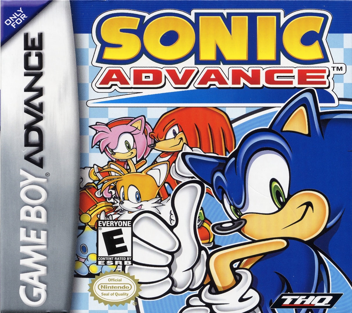Sonic Advance Box Art - Front
