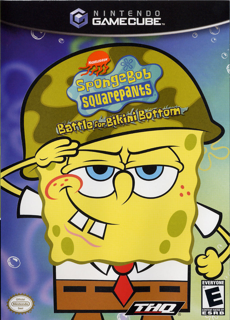 Spongebob Battle for Bikini Bottom Box Art - Front