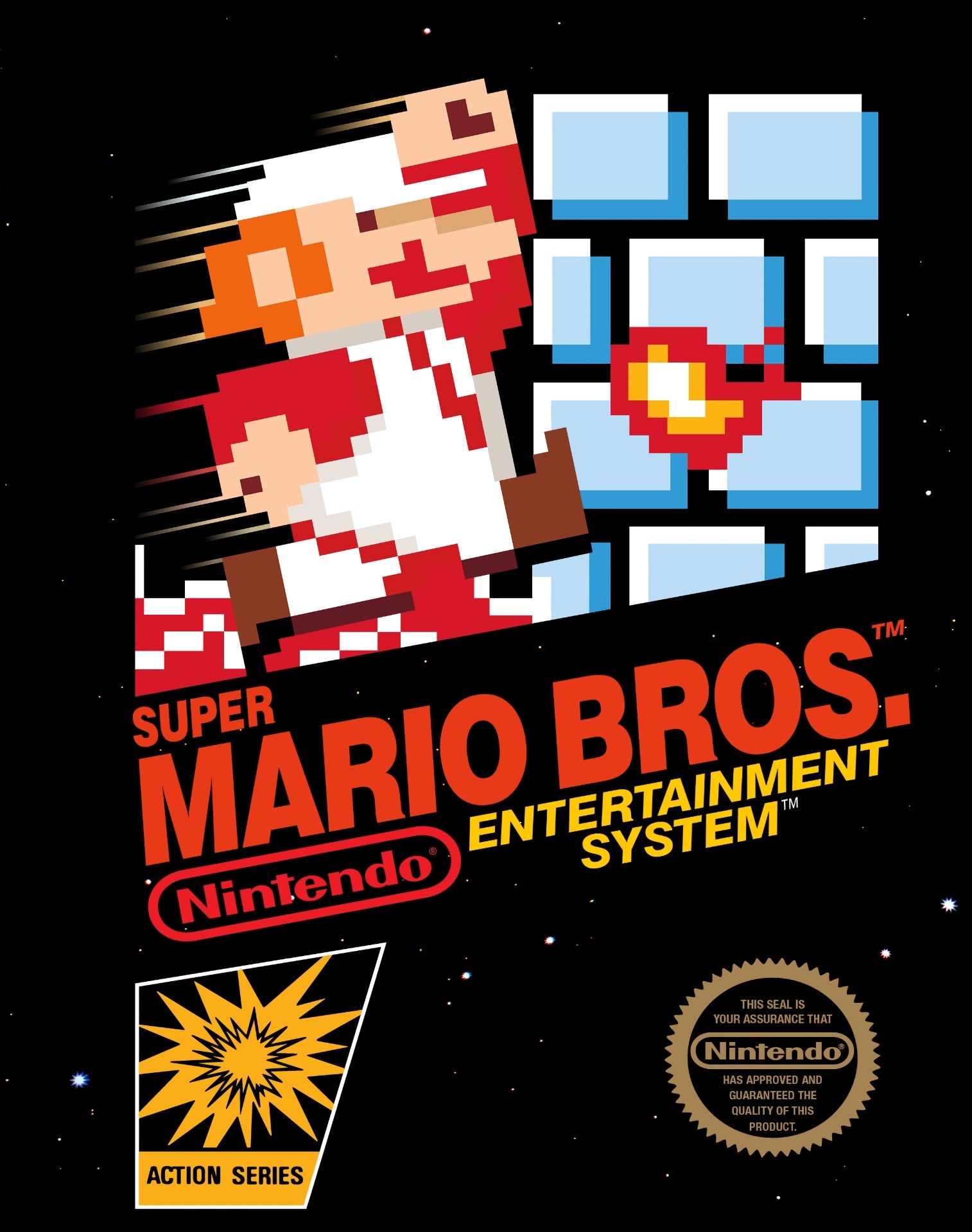 Super Mario Bros Box Art - Front