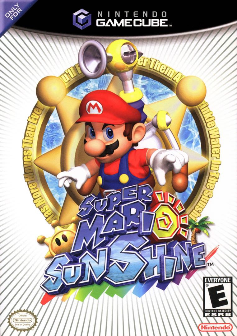 Super Mario Sunshine Box Art - Front