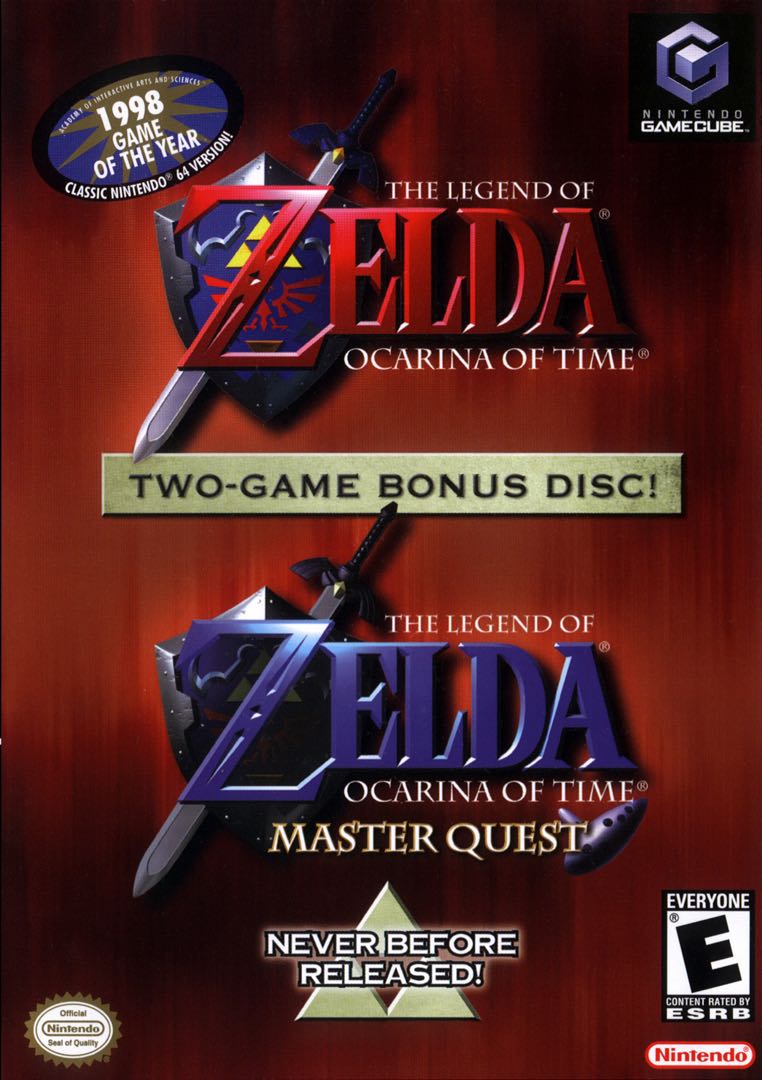 The Legend of Zelda - Ocarina of Time Master Quest Box Art - Front